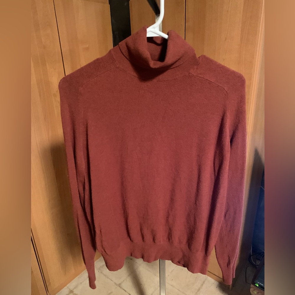 Simons Brick Turtleneck Sweater